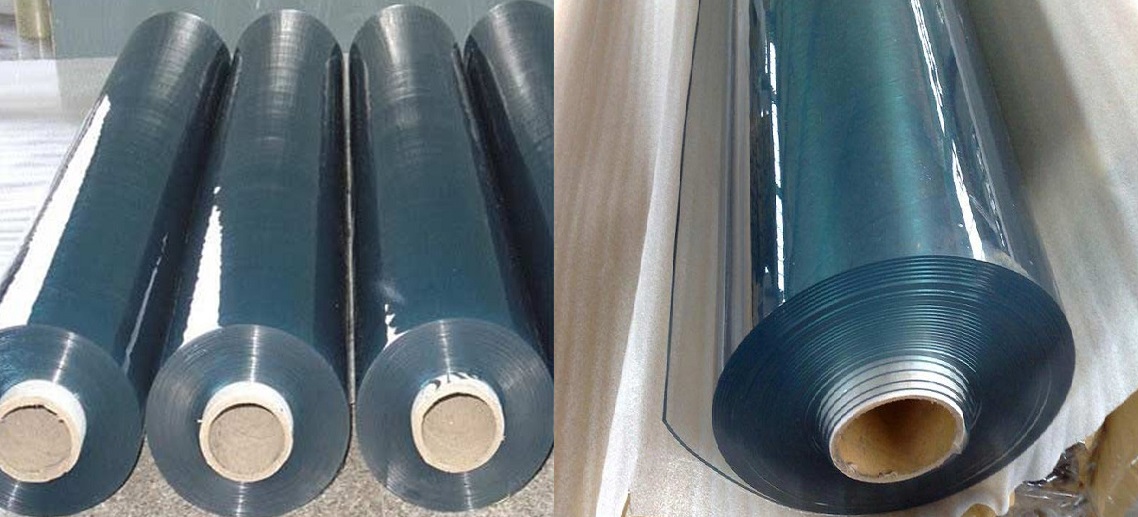 Cuộn màn nhựa PVC trong suốt khổ rộng tiêu chuẩn